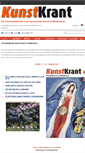 Mobile Screenshot of kunstkrant.com